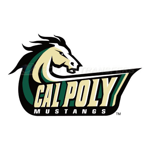 Cal Poly Mustangs logo T-shirts Iron On Transfers N4051 - Click Image to Close